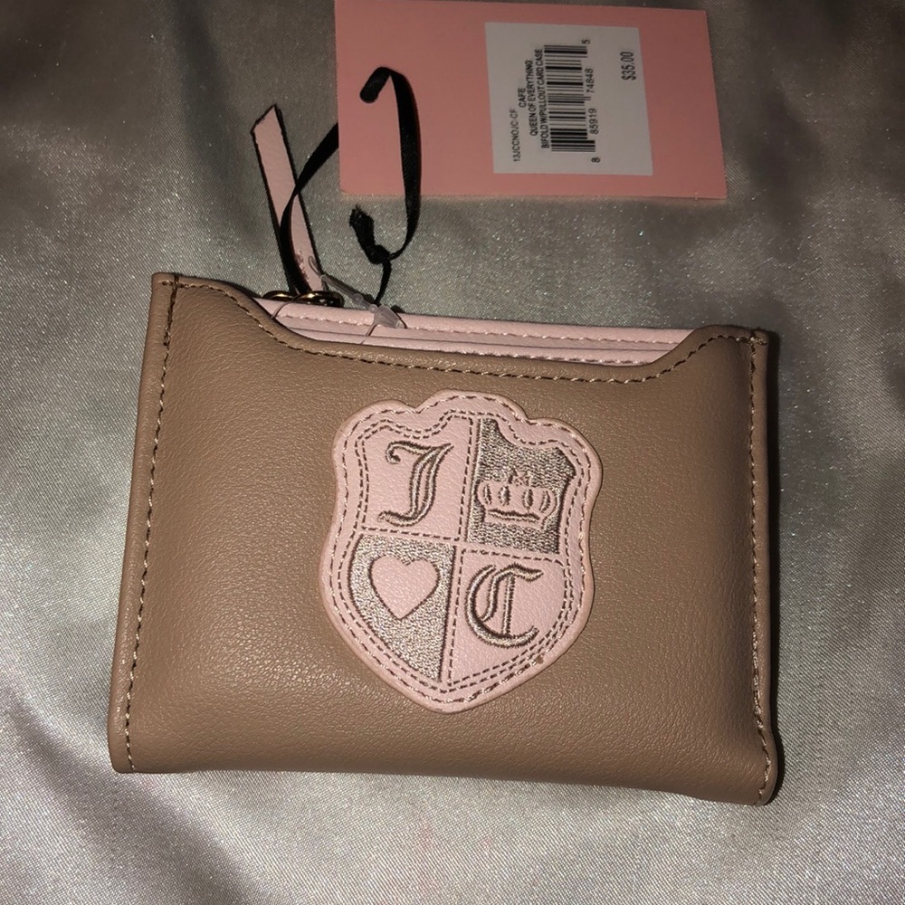 Juicy Couture Cafe Queen Of Everything Bifold Wallet With Pullout Card Case NWT